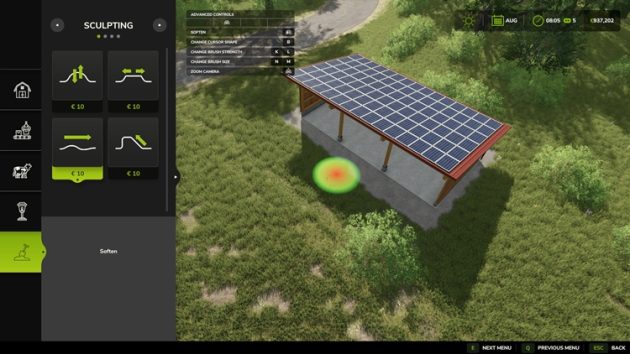 Sloping Construction Building with the Construction Menu in Farming Simulator 25 - Simulator ...