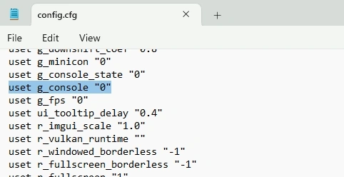 How to open Console in ETS2