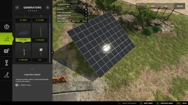 FS25 Wind and solar energy