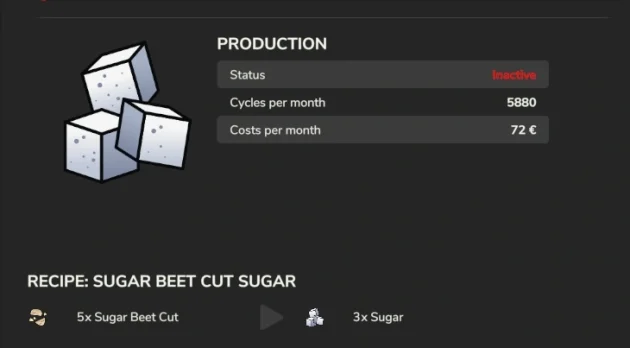 Sugar Recipe: Sugar Beet Cut